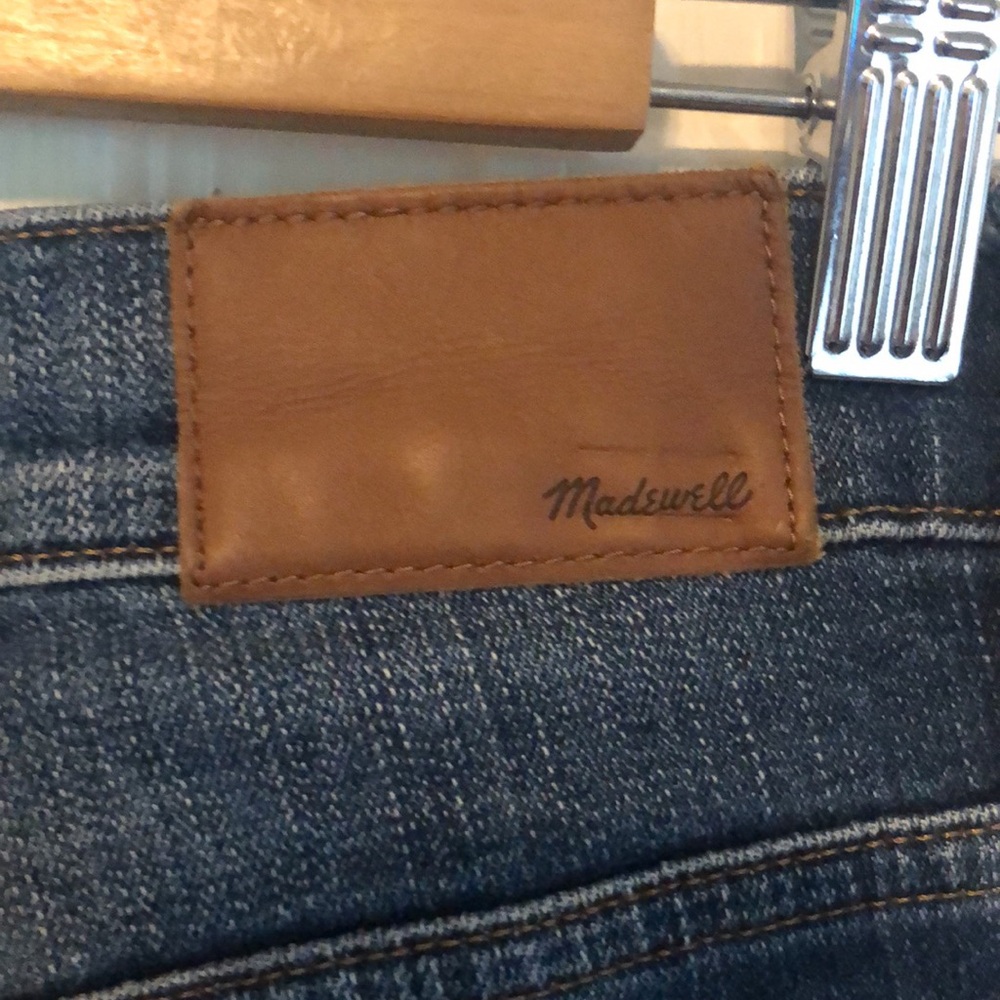 MADEWELL 9" High Rise Skinny Distressed Raw Hem Jeans Size 29 - Picture 8 of 11